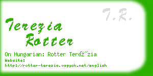 terezia rotter business card